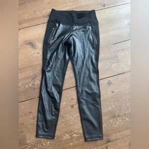 Old Navy pleather front leggings